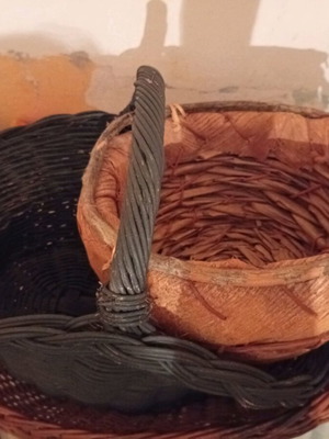 Baskets used, set of three