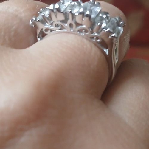 Steel ring new, size 58