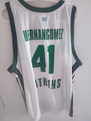 Panathinaikos authentic basketball jersey XL