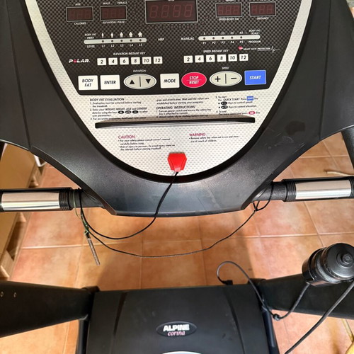 Alpine Corina DK725 treadmill used with transport option