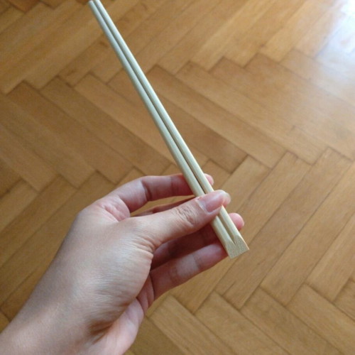 Chop sticks new, pack of 5 pairs, wood