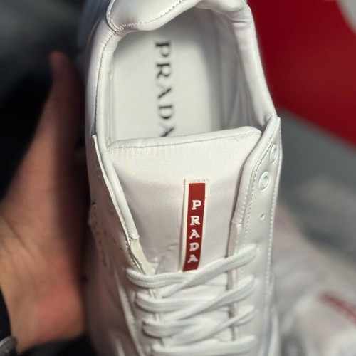 Prada shoes for men new, casual, white, size 40-44
