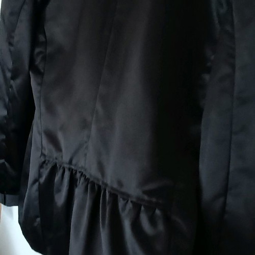 Satin jacket used, black with back design