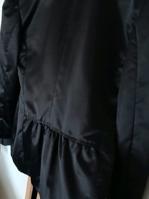 Satin jacket used, black with back design
