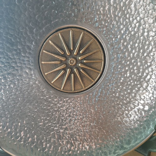 Macedonian Plate with Vergina Sun, Like New, 20cm Diameter