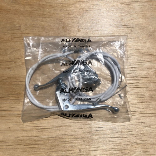 Alhonga brake levers set with front and rear cables for BMX new