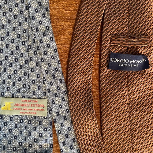 Branded ties like new