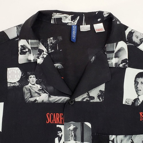 H&M Divided Scarface men's shirt short sleeve used, size M