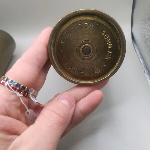 Bronze shells 1944, set of two pieces