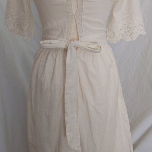 Zara romantic dress new, size Large, ecru