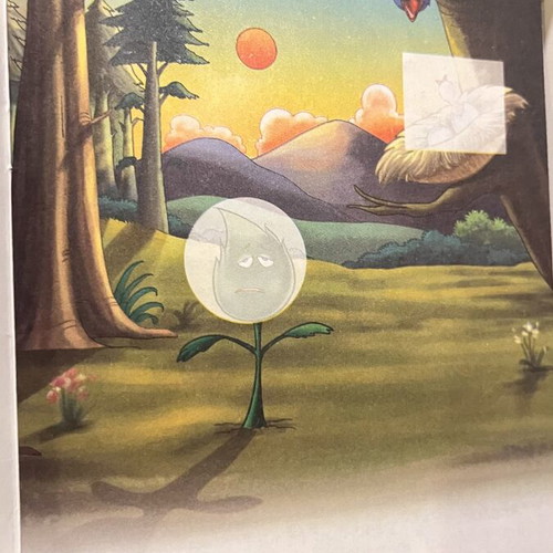 The Story of a Fir Tree Sticker Book used, six pages