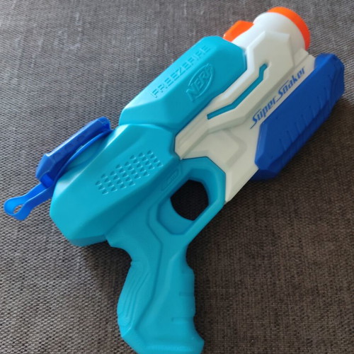 Nerf Freezefire water gun used, single barrel, 30 cm