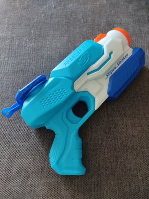 Nerf Freezefire water gun used, single barrel, 30 cm