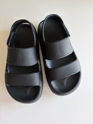 Bdtk children's sandals, black, size 30-31
