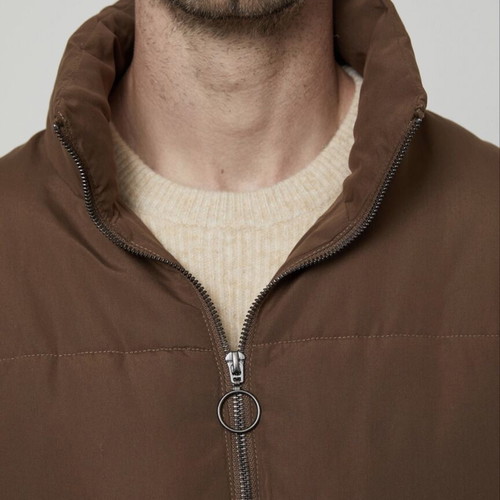 Dan Fox Apparel Winter Jacket new, men's brown L-XL oversized