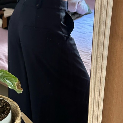 Zip culottes like new, size M, blue