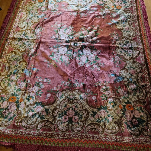 Velvet vintage blanket like new 200x250