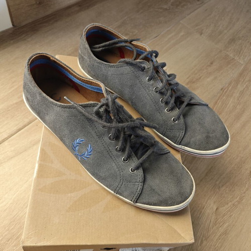 Fred Perry Kingston Suede men's shoes size 42 like new, blue