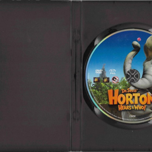 Horton DVD used, dubbed animated movie