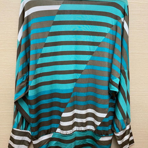 Line blouse multicolored size L new