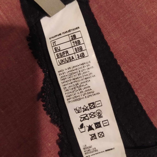 Push-up bra intimissimi black size 76B like new