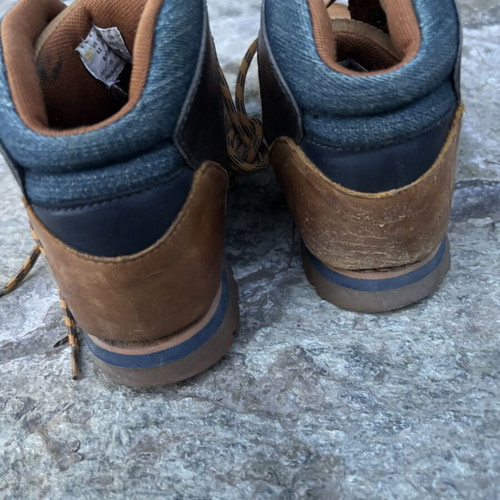 Timberland leather ankle boots like new, brown size 38