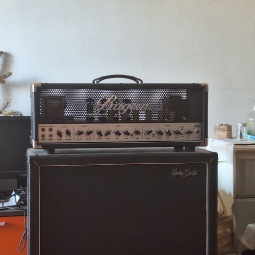 Bugera 6262 Infinium amplifier and Harley Benton G212 Celestion cabinet new