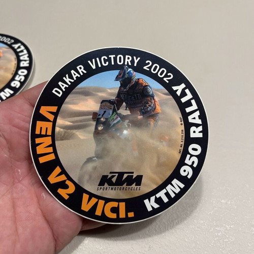 KTM 950 Rally sticker new, Dakar Victory 2002