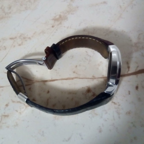 Carrera chronograph used with bracelet and leather strap