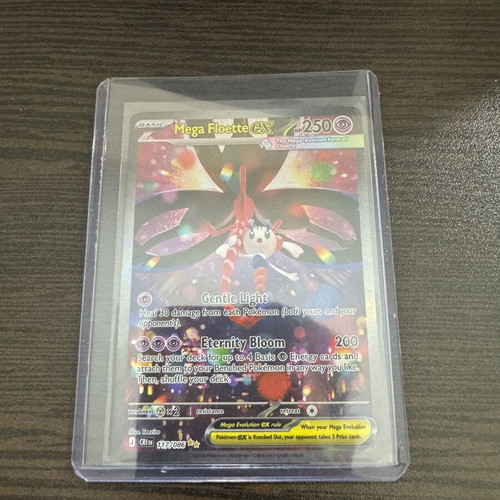 Mega Floette EX card like new in sleeve and toploader