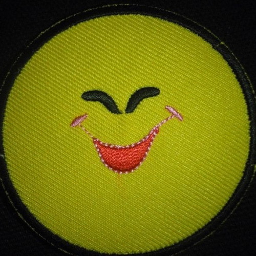 Smile r patch new with fade-resistant colors and silk thread