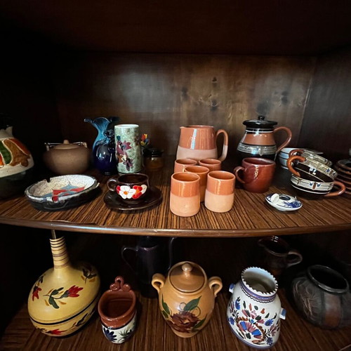 Ceramic collection used, 35 pieces