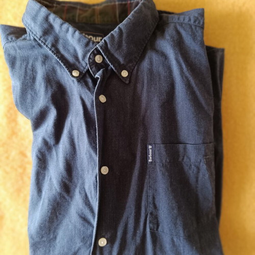 Barbour tailored fit blue shirt XXL like new