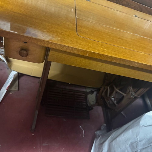 Singer with table and motor in good condition