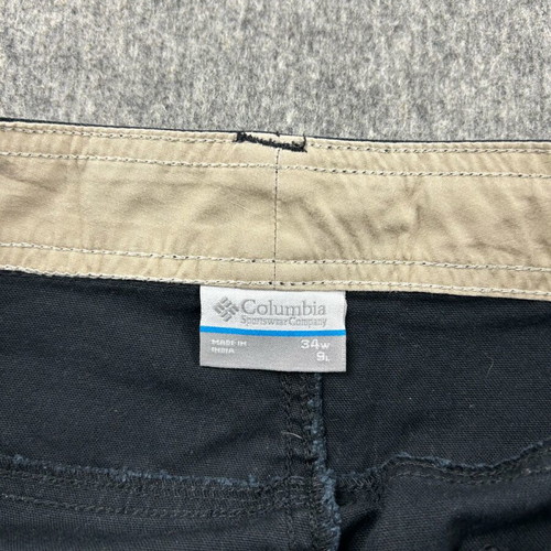 Columbia Men's Chino Shorts Used Size 34 L Black
