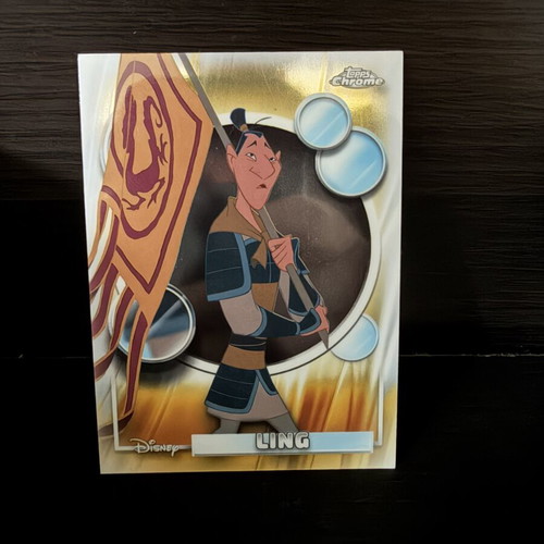 2026 Topps Chrome Disney Ling #131 Base Trading Card used from Mulan
