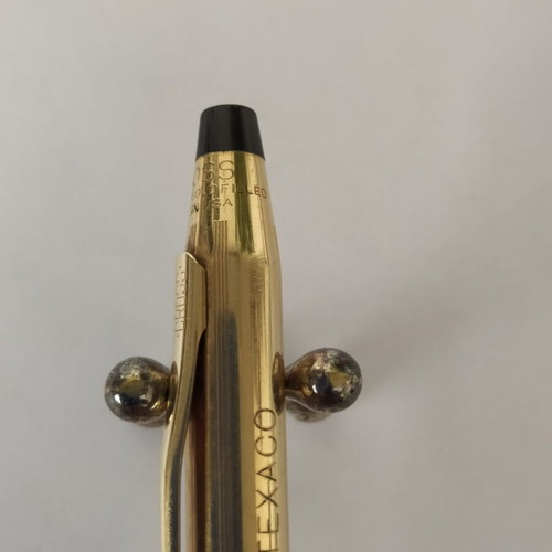 Cross Century Classic rollerball 12kt used with Texaco logo