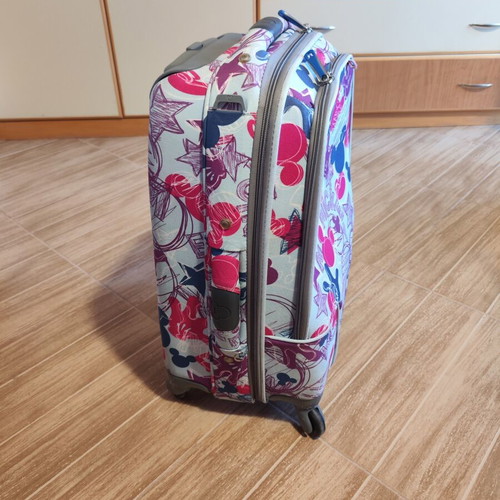 Delsey Original Mickey suitcase like new, multicolor