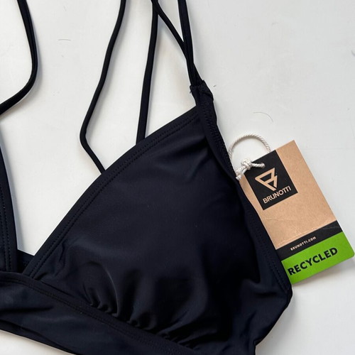 Brunotti Delohinia Women Bikini Top New Black Size M 40 EU