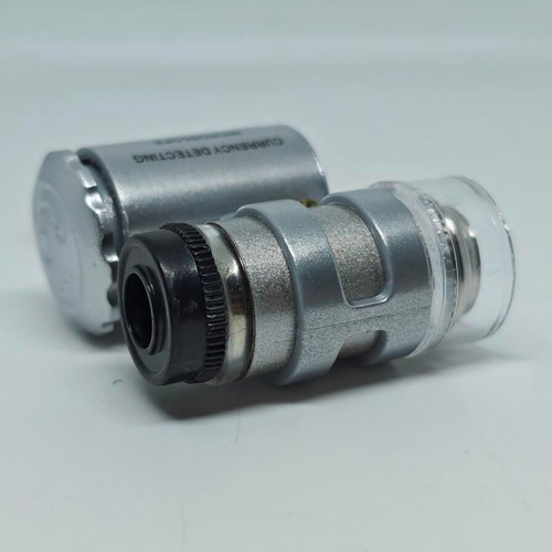 Pocket Microscope 60x with LED and UV Light like new