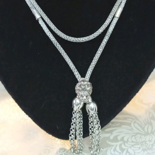 Lalaunis A21 925 silver double necklace vintage used
