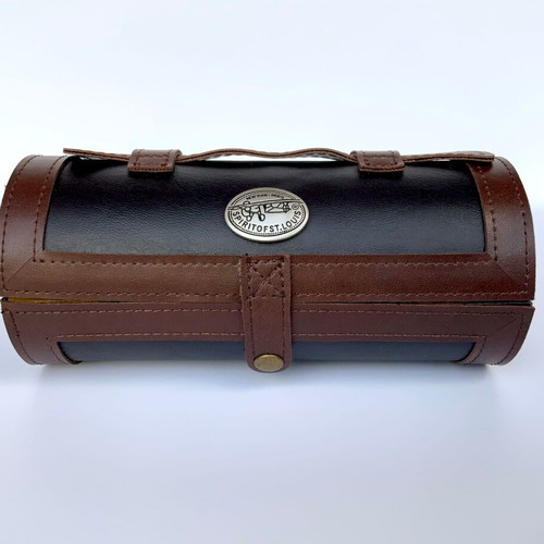 SPIRIT-OF-ST.LOUIS Travel Shoe Care Kit New Leatherette Case