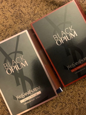 Black Opium eau de parfum 1,2ml πακέτο 2 τεμαχίων καινούργιο