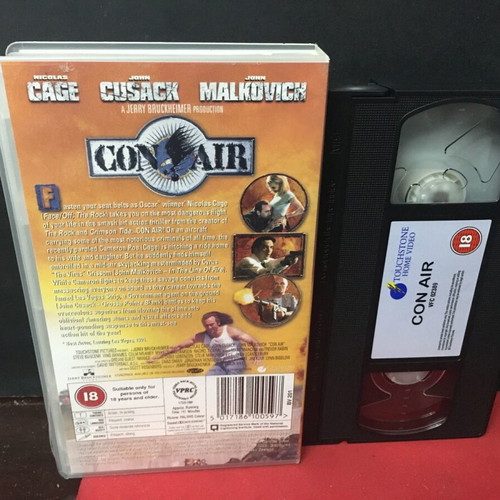 Con Air VHS used, English version without subtitles