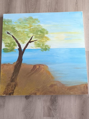 Handmade painting 70x70 like new, unsigned