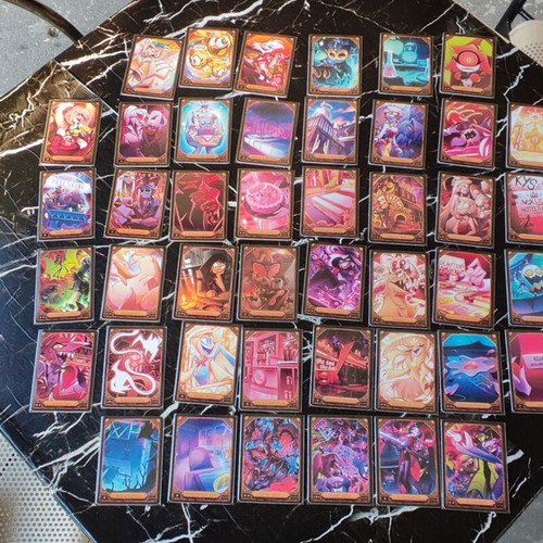 Hazbin Hotel trading cards bundle, 44/60, new, including rare