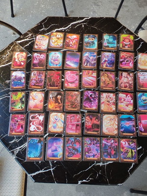 Hazbin Hotel trading cards bundle, 44/60, new, including rare
