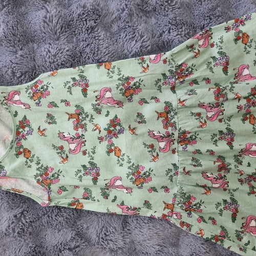 H&M dress new, pink and turquoise, size 128 cm for 6-7 years