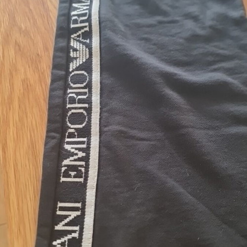 Black tracksuit set emporio armani