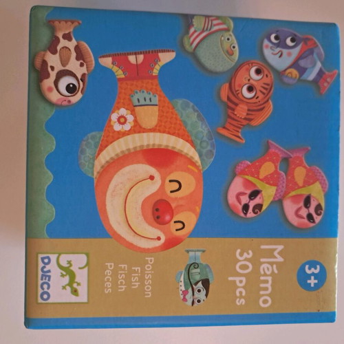 Card games used, set of 4 for children from 2 years old
